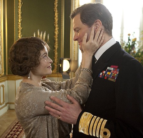 Colin Firth's King in KING'S SPEECH 